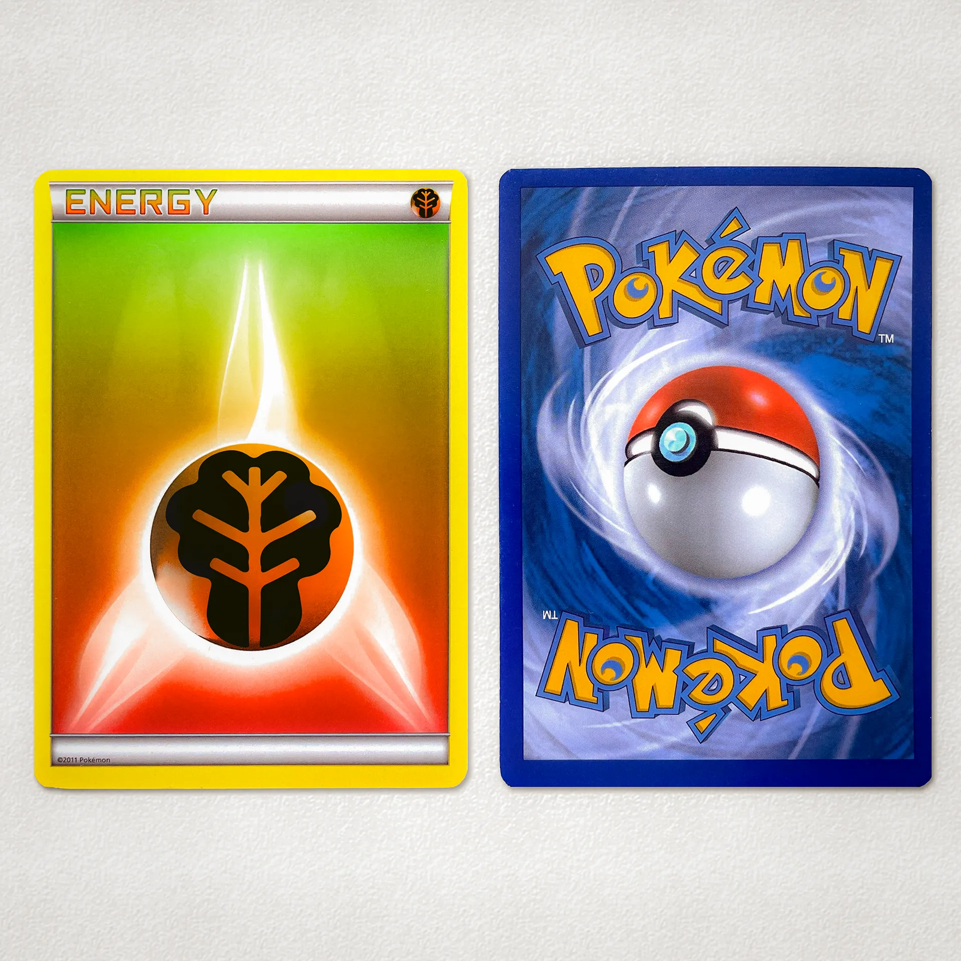 Billede af mit Kimchi-energi Pokemon kort.